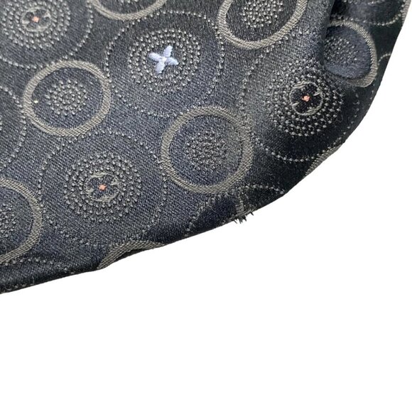 LOUIS VUITTON - Dark Navy Light Blue Multi Unconfirmed Men's Tie 149-071825 - Picture 5 of 8